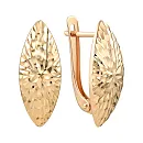 Серьги из красного золота