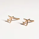 Серьги пусеты из красного золота