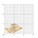 Кольцо из красного золота