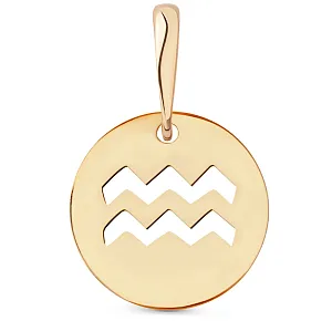 Подвеска из красного золота