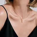 Подвеска из красного золота