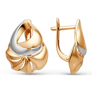 Серьги из красного золота