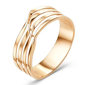 Кольцо из красного золота