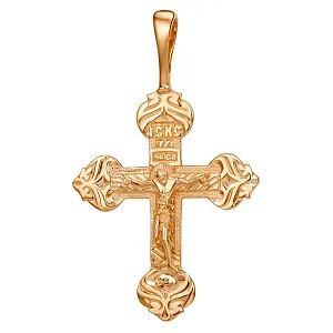 Крест из красного золота