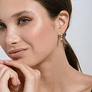 Серьги из красного золота