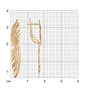 Серьги из красного золота