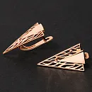 Серьги из красного золота