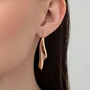 Серьги из красного золота