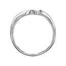 Кольцо из белого золота с бриллиантами