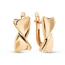 Серьги из красного золота