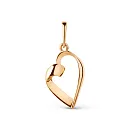 Подвеска из красного золота