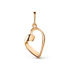 Подвеска из красного золота