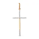 Подвеска из красного золота с фианитами