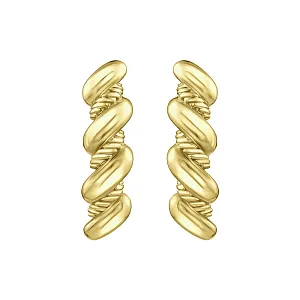 Серьги из желтого золота