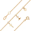 Браслет из красного золота