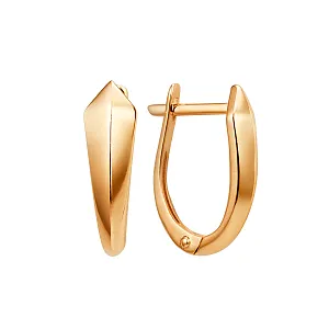 Серьги из красного золота