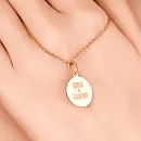 Подвеска из красного золота