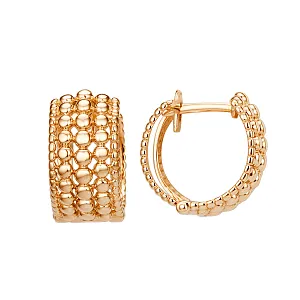 Серьги из красного золота