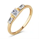 Кольцо из красного золота