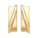 Серьги из красного золота