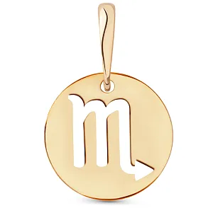 Подвеска из красного золота