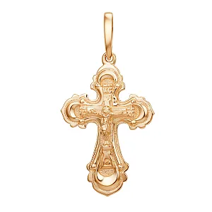 Крест из красного золота