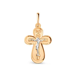 Крест из красного золота