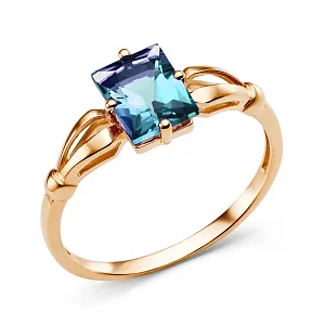 Кольцо из красного золота