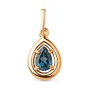 Подвеска из красного золота