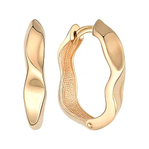 Серьги из красного золота