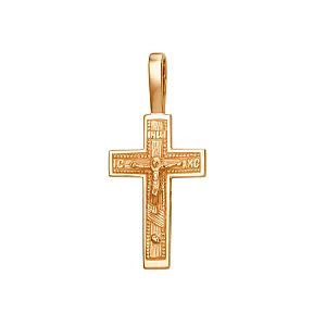 Крест из красного золота
