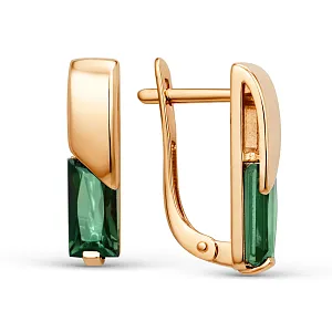 Серьги из красного золота