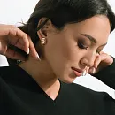 Серьги из красного золота