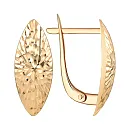 Серьги из красного золота