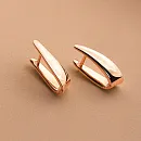 Серьги из красного золота