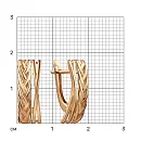 Серьги из красного золота