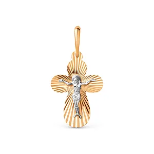 Крест из красного золота