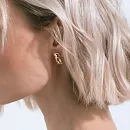 Серьги из красного золота