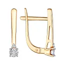 Серьги из красного золота