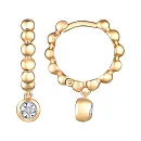 Серьги из красного золота