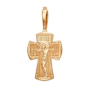 Крест из красного золота