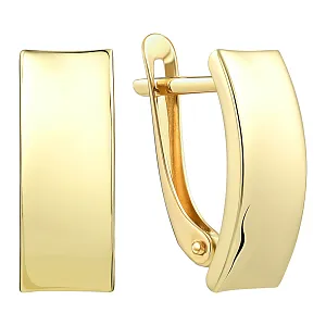 Серьги из желтого золота