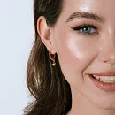 Серьги из красного золота