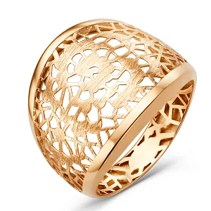 Кольцо из красного золота