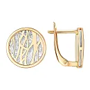 Серьги из красного золота