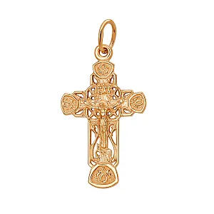 Крест из красного золота