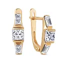 Серьги из красного золота