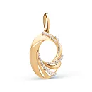 Подвеска из красного золота с фианитами