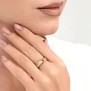 Кольцо из красного золота