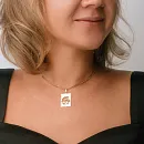 Подвеска из красного золота